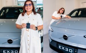 Psicóloga ganha Volvo EX30 elétrico em campanha de Natal do Manauara Shopping: ‘Muito grata por essa bênção’