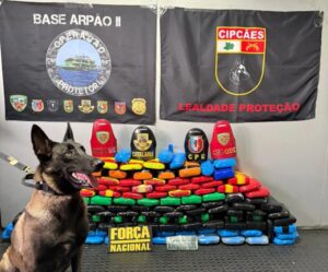 Bases fluviais apreendem 218 quilos de drogas em embarcações no Rio Solimões