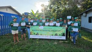 Agentes Ambientais Voluntários da RDS Puranga Conquista recebem capacitação e fortalecem atuação comunitária