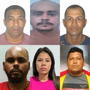 Polícia Civil do Amazonas divulga imagens de seis suspeitos de matar policial militar em Tefé