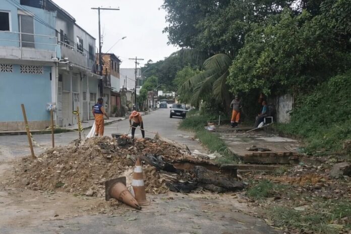 Prefeitura de Manaus avança na recuperação de drenagem profunda na zona Norte