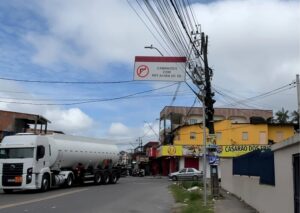 Trecho crítico do Distrito Industrial 2 passa a ter circulação de caminhões acima de 16 toneladas proibida