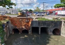 Prefeitura de Manaus recupera estrutura no igarapé do Passarinho após fortes chuvas