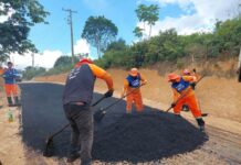 Prefeitura de Manaus pavimenta ramal da Vitória e melhora mobilidade na zona rural