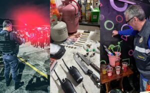 Operação Impacto prende cinco pessoas durante fiscalização em adegas de Manaus