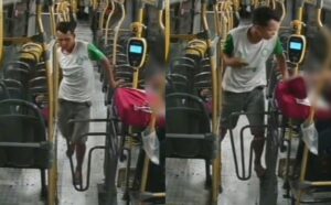 Homem se passa por passageiro, ameaça cobradora com faca e rouba ônibus da linha 560