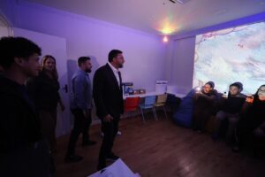 Wilson Lima vistoria obras do Centro de Atenção Integral Juventude TEA, em Manaus
