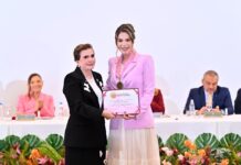 Primeira-dama Thaisa Cidade recebe honraria do TCE-AM em reconhecimento à atuação em favor das mulheres Primeira-dama Thaisa Cidade recebe honraria do TCE-AM