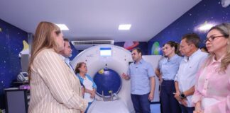 Ampliando o atendimento infantil, governador interino Roberto Cidade inaugura tomógrafo no HPSC da Zona Oeste