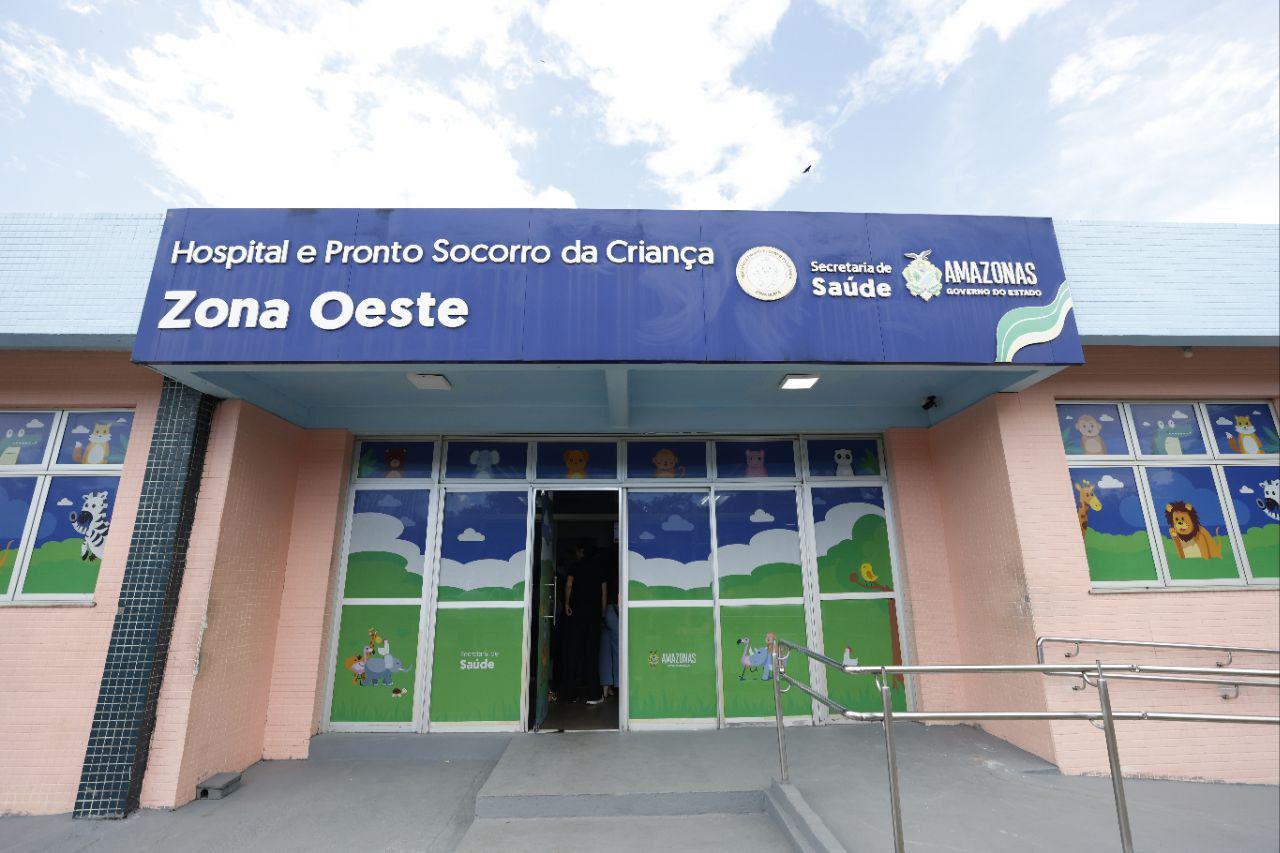 Ampliando o atendimento infantil, governador interino Roberto Cidade inaugura tomógrafo no HPSC da Zona Oeste