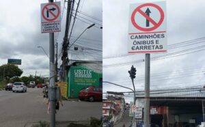 IMMU proíbe circulação de caminhões e ônibus na rua Padre Francisco, no Santo Antônio