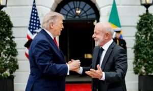 Lula deixa a Casa Branca após reunião com Trump