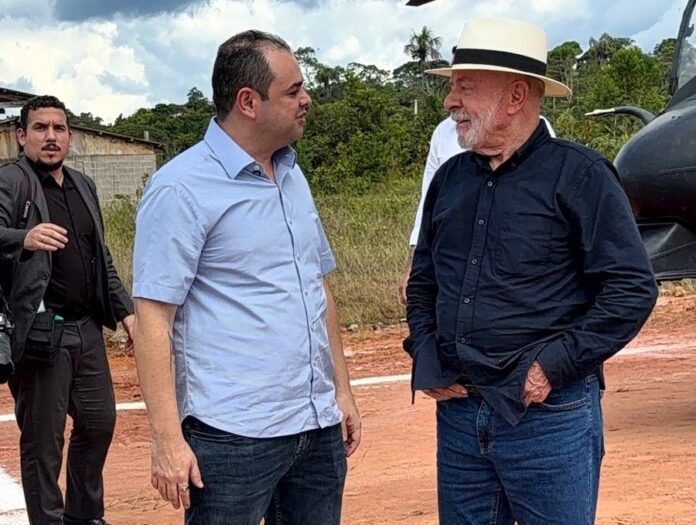 Governador Roberto Cidade recepciona presidente Lula_Foto_Divulgação_Secom