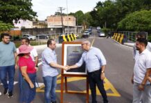 Governador Roberto Cidade inaugura primeira ponte do Programa Estadual de Construção de Pontes Urbanas em Manaus