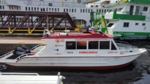 Ambulancha do Samu é furtada por bandidos no porto do São Raimundo