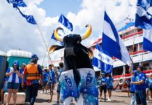 Caravana Azulada chega a Parintins para fortalecer espetáculo do Boi Caprichoso