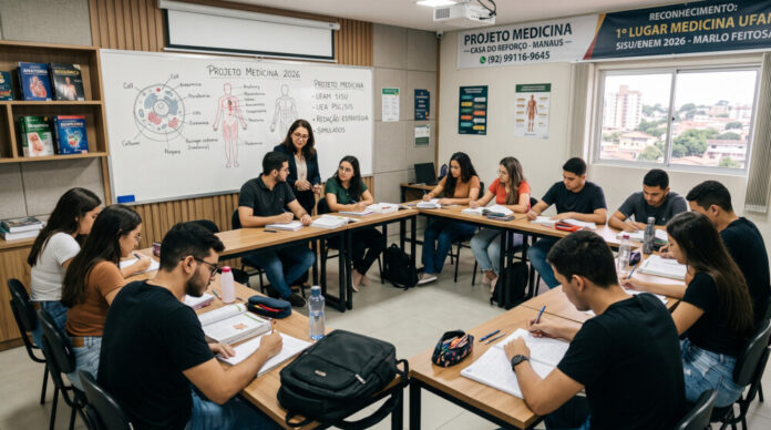 Novas turmas do Projeto Medicina já movimentam Manaus / Imagem gerada por IA