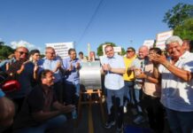 Governador Roberto Cidade inaugura terceira ponte do programa estadual de construção de pontes, em Manaus