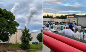 Bombeiros controlam vazamento de gás em fábrica no Distrito Industrial de Manaus