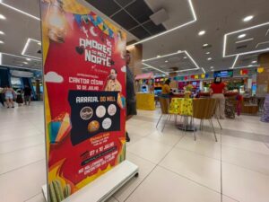 Arraial do Millennium Shopping segue até esta sexta com comidas típicas e atrações para toda a família