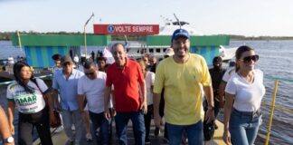 Em agenda no interior do AM, Omar Aziz visita municípios de São Sebastião do Uatumã e Urucará