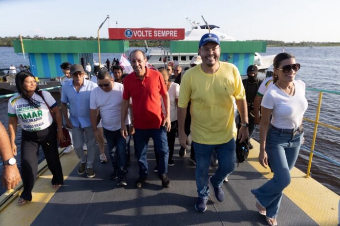 Em agenda no interior do AM, Omar Aziz visita municípios de São Sebastião do Uatumã e Urucará