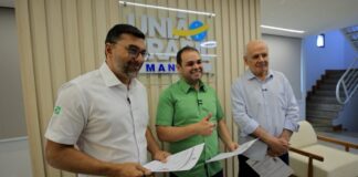 Wilson Lima confirma candidatura ao Senado pela coligação União pelo Amazonas com assinatura do registro eleitoral