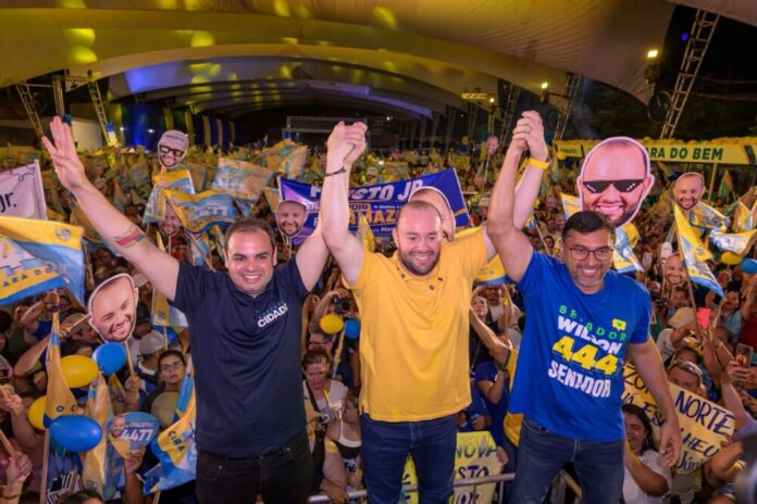 Roberto Cidade participa de ato que confirma Fausto Júnior na disputa à reeleição para deputado federal