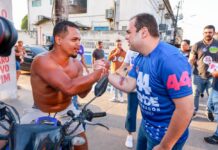 Roberto Cidade começa corpo a corpo da campanha pelo Jorge Teixeira, na zona Leste