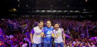 Saimon Bessa e Carlinhos Bessa, lançam campanha e reúnem mais de 8 mil pessoas em Manaus