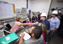 Roberto Cidade vistoria obras de revitalização do SPA Eliameme Rodrigues Mady e do Hospital Tropical