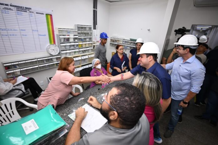 Roberto Cidade vistoria obras de revitalização do SPA Eliameme Rodrigues Mady e do Hospital Tropical