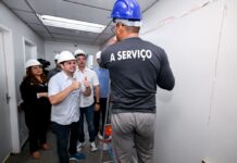 Governador Roberto Cidade vistoria obras da Maternidade Azilda Marreiro, na zona norte de Manaus