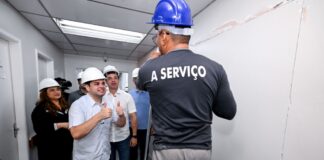 Governador Roberto Cidade vistoria obras da Maternidade Azilda Marreiro, na zona norte de Manaus