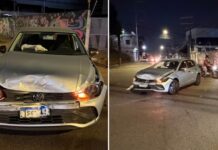 Carro tem frente destruída em cruzamento de Manaus, mas proteção veicular garante cobertura