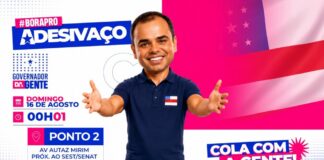 Roberto Cidade inicia campanha eleitoral com adesivaço na capital e no interior do Amazonas