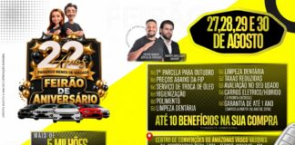Pague Menos Veículos celebra 22 anos com mega feirão de seminovos no Vasco Vasques; 1ª parcela só em outubro