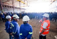 Adjuto Afonso destaca geração de empregos durante visita ao Estaleiro Rio Amazonas