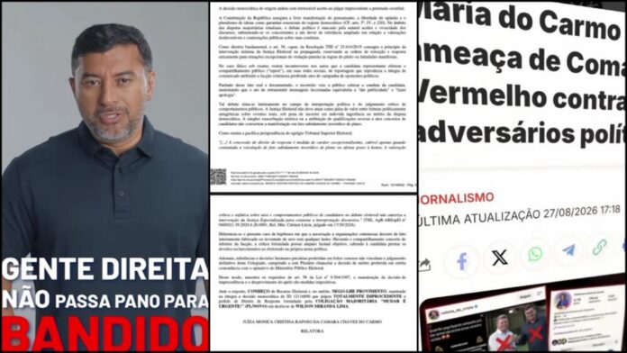 TRE-AM nega direito de resposta de Maria do Carmo contra Wilson Lima após polêmica com facção