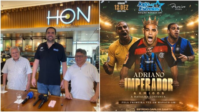 jogo das estrelas Jogo das Estrelas anuncia segunda edição em Manaus com a presença de Adriano Imperador