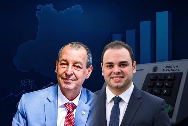 Eleições AM 2026: Projeções de segundo turno apontam empate entre Cidade e Omar, mostra pesquisa