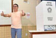 ‘Vou levar ao interior os mesmos avanços conquistados em Manaus’, diz David Almeida ao votar neste domingo