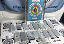 Governo cria programa nacional para barrar celulares e bloquear sinal em presídios © Divulgação/Seap/RJ